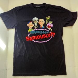 M Jeff Dunham Seriously!? TOUR SHIRT 100% Cotton Comedy Tour Gift Fan Seriously